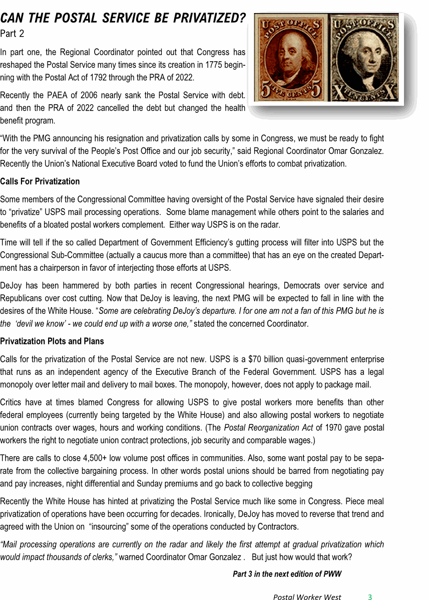 Postal Worker West February 2025 page 4