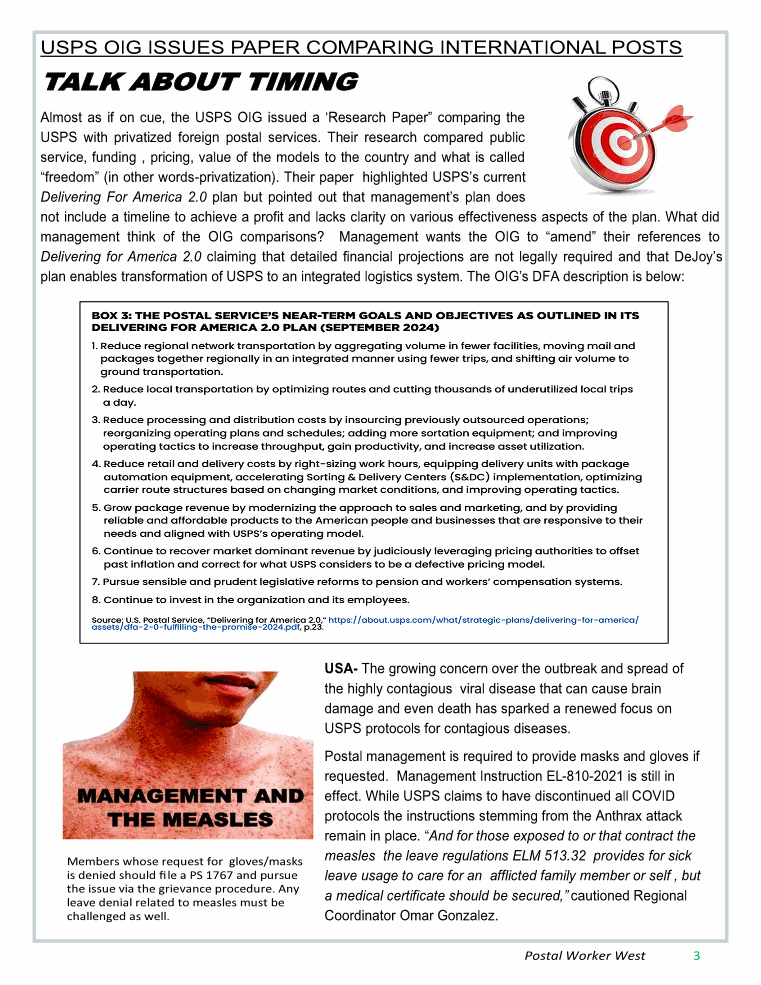 Postal Worker West March 2025 Special Edition Page 3