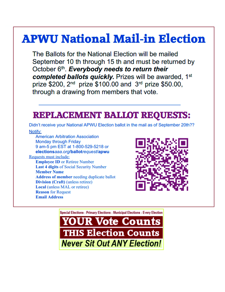 National Election Notice